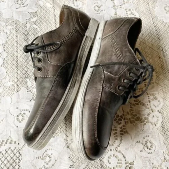 Bed Stu Workshop Organic Vegetable Tanned Leather Oxford Casual Shoes Men's 10.5 - Picture 4 of 9